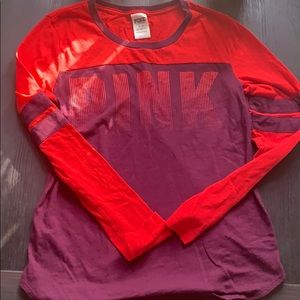 Pink long sleeve tee